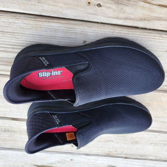 Skechers Mens Black Hands Free Go Walk Slip-Ins Size 10.5